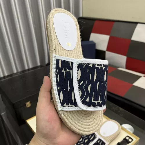 Replica Christian Dior Slippers For Men #1330850 $60.00 USD for Wholesale