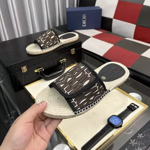 Replica Christian Dior Slippers For Men #1330851 $60.00 USD for Wholesale