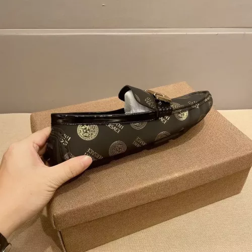 Replica Versace Leather Shoes For Men #1330854 $72.00 USD for Wholesale