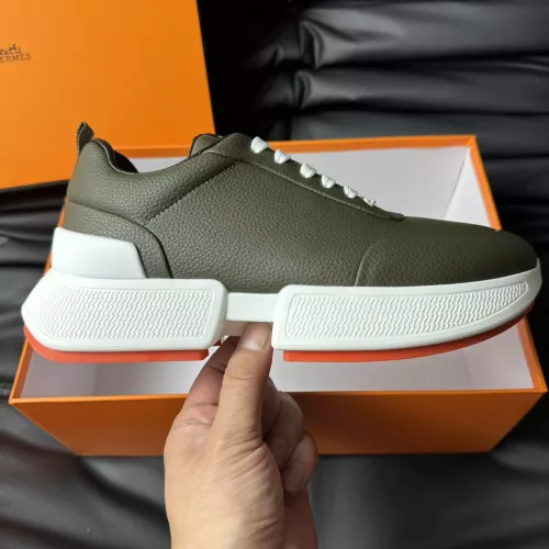 Replica Hermes Casual Shoes For Men #1330860 $80.00 USD for Wholesale