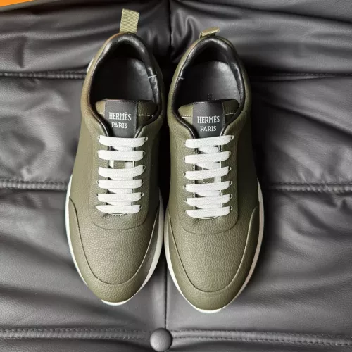 Replica Hermes Casual Shoes For Men #1330860 $80.00 USD for Wholesale