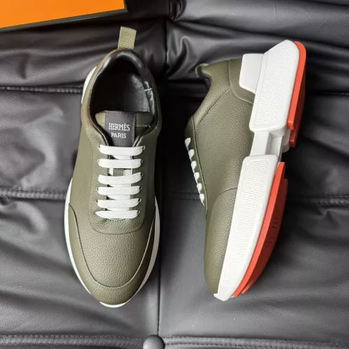 Replica Hermes Casual Shoes For Men #1330860 $80.00 USD for Wholesale