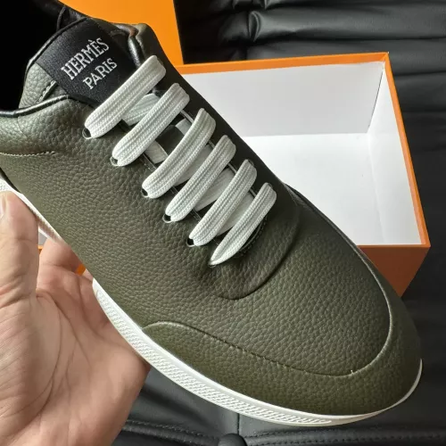 Replica Hermes Casual Shoes For Men #1330860 $80.00 USD for Wholesale