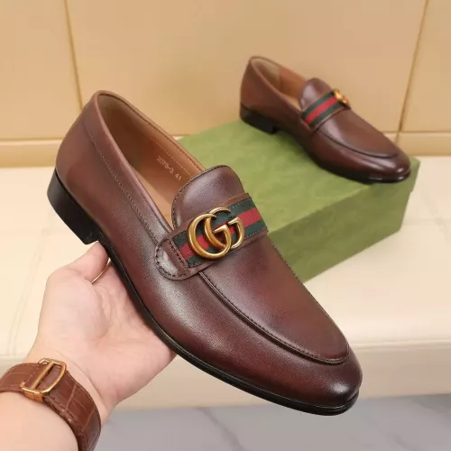 Replica Gucci Oxfords Shoes For Men #1330888 $85.00 USD for Wholesale