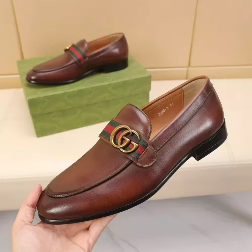 Replica Gucci Oxfords Shoes For Men #1330888 $85.00 USD for Wholesale