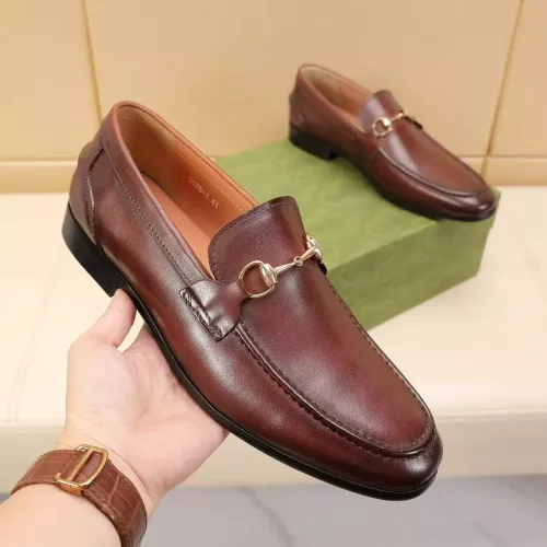 Replica Gucci Oxfords Shoes For Men #1330890 $85.00 USD for Wholesale