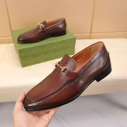 Replica Gucci Oxfords Shoes For Men #1330890 $85.00 USD for Wholesale