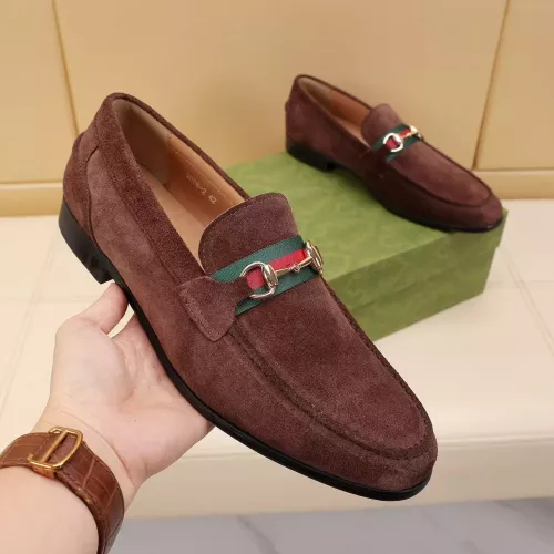 Replica Gucci Oxfords Shoes For Men #1330895 $85.00 USD for Wholesale