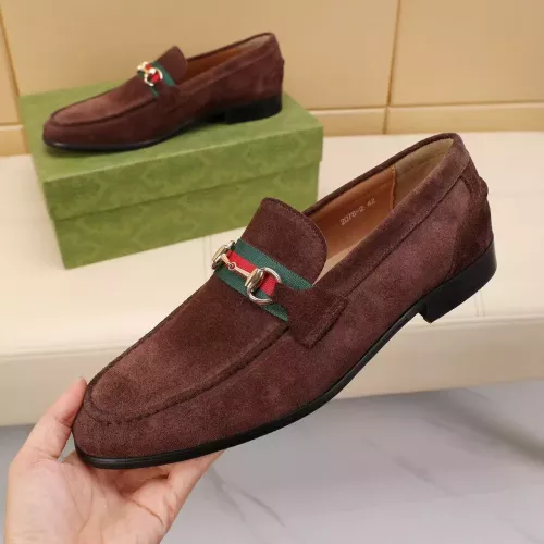 Replica Gucci Oxfords Shoes For Men #1330895 $85.00 USD for Wholesale