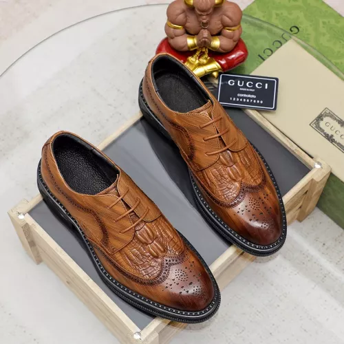 Replica Gucci Oxfords Shoes For Men #1330930 $85.00 USD for Wholesale