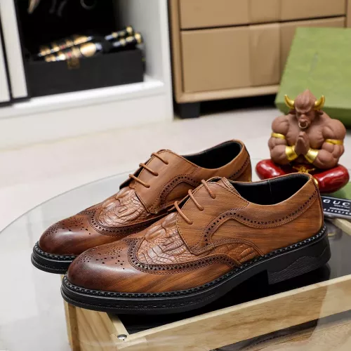 Replica Gucci Oxfords Shoes For Men #1330930 $85.00 USD for Wholesale