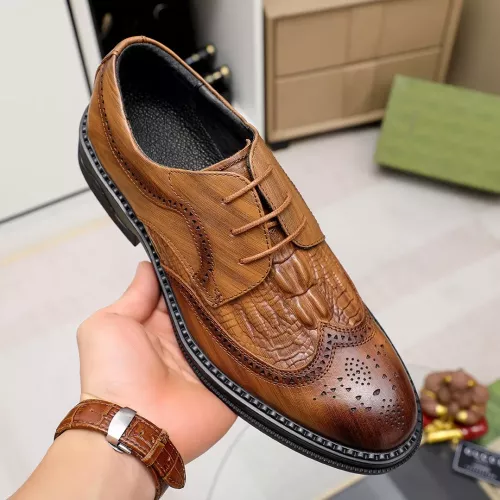Replica Gucci Oxfords Shoes For Men #1330930 $85.00 USD for Wholesale