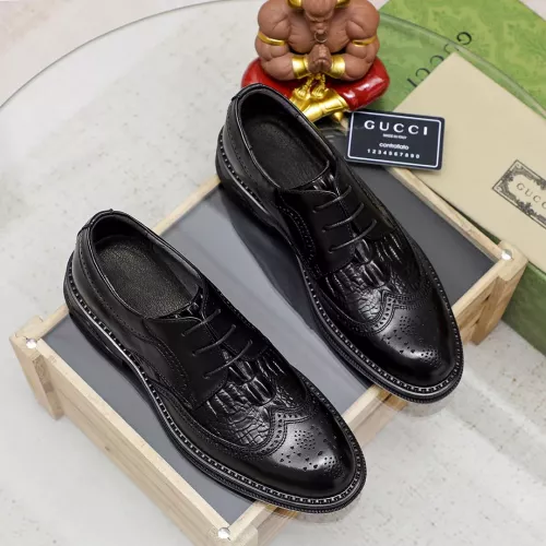 Replica Gucci Oxfords Shoes For Men #1330931 $85.00 USD for Wholesale