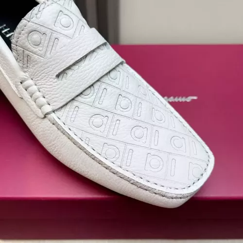 Replica Salvatore Ferragamo Leather Shoes For Men #1330933 $100.00 USD for Wholesale