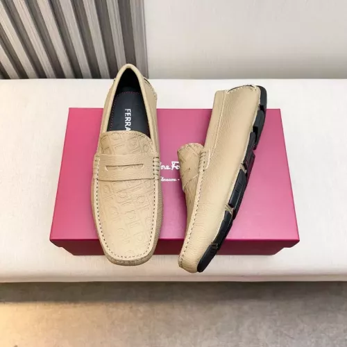 Cheap Salvatore Ferragamo Leather Shoes For Men #1330934, $$100.00 USD On Salvatore Ferragamo Leather Shoes