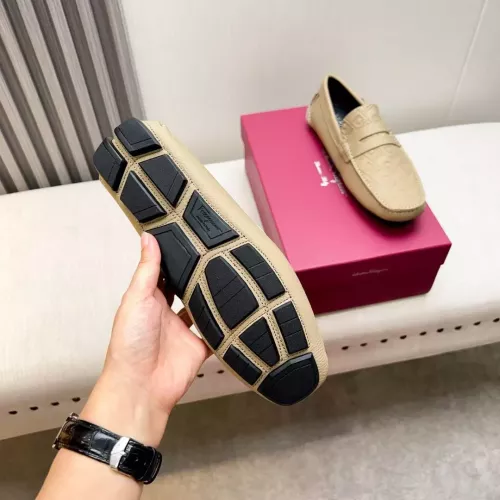 Replica Salvatore Ferragamo Leather Shoes For Men #1330934 $100.00 USD for Wholesale