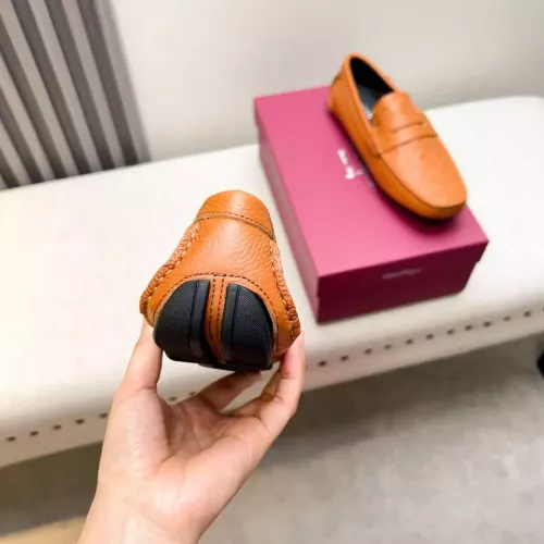 Replica Salvatore Ferragamo Leather Shoes For Men #1330935 $100.00 USD for Wholesale