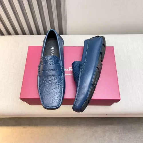 Cheap Salvatore Ferragamo Leather Shoes For Men #1330936, $$100.00 USD On Salvatore Ferragamo Leather Shoes