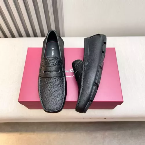 Cheap Salvatore Ferragamo Leather Shoes For Men #1330938, $$100.00 USD On Salvatore Ferragamo Leather Shoes