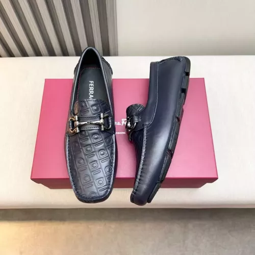 Cheap Salvatore Ferragamo Leather Shoes For Men #1330941, $$100.00 USD On Salvatore Ferragamo Leather Shoes