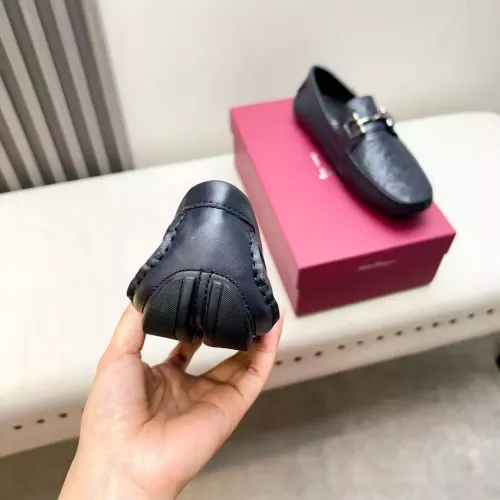 Replica Salvatore Ferragamo Leather Shoes For Men #1330941 $100.00 USD for Wholesale