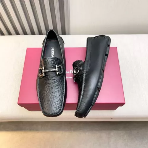 Cheap Salvatore Ferragamo Leather Shoes For Men #1330942, $$100.00 USD On Salvatore Ferragamo Leather Shoes