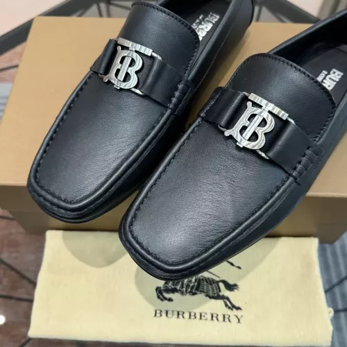 Replica Burberry Leather Shoes For Men #1330945 $100.00 USD for Wholesale