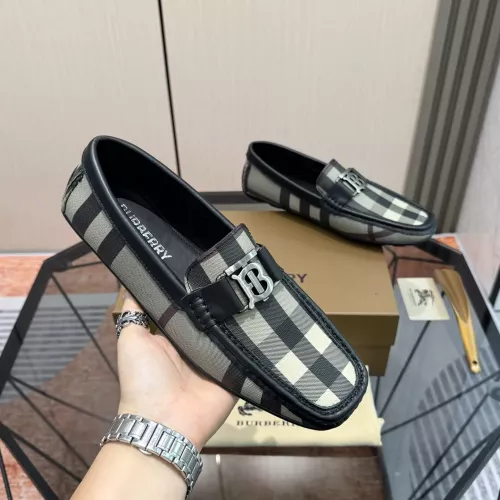 Replica Burberry Leather Shoes For Men #1330946 $100.00 USD for Wholesale