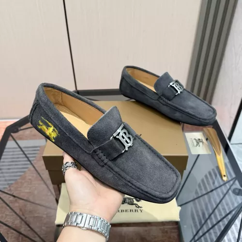 Replica Burberry Leather Shoes For Men #1330948 $100.00 USD for Wholesale