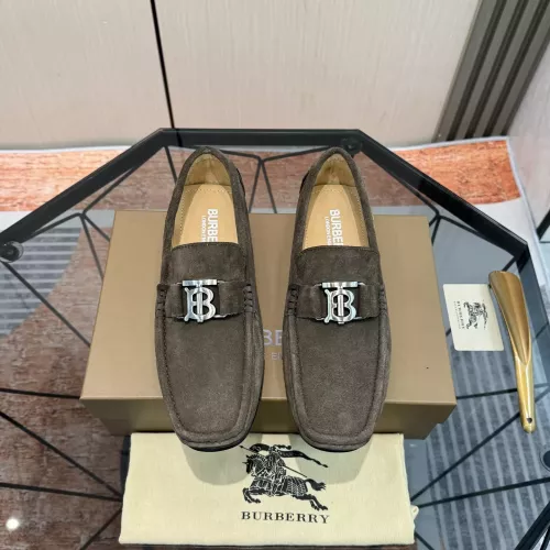 Replica Burberry Leather Shoes For Men #1330949 $100.00 USD for Wholesale