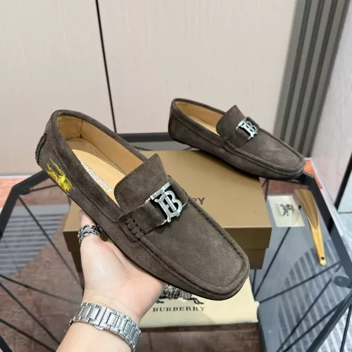 Replica Burberry Leather Shoes For Men #1330949 $100.00 USD for Wholesale