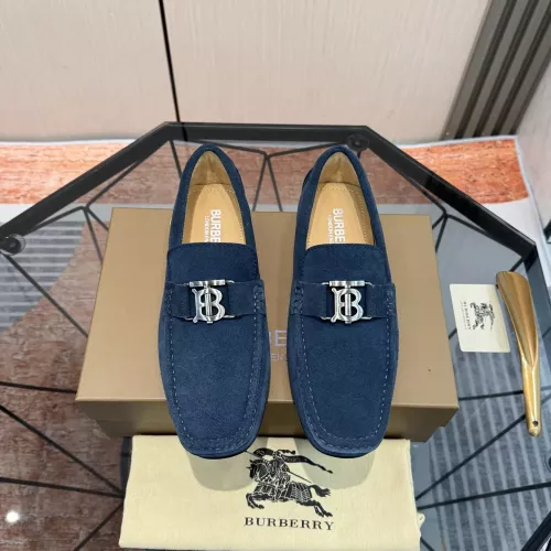 Replica Burberry Leather Shoes For Men #1330950 $100.00 USD for Wholesale