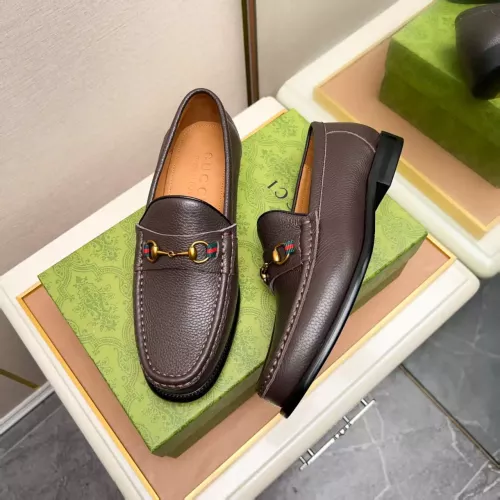 Replica Gucci Oxfords Shoes For Men #1330974 $88.00 USD for Wholesale
