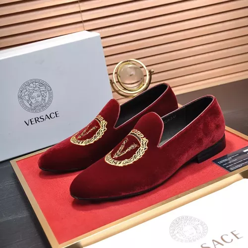 Cheap Versace Leather Shoes For Men #1331027, $$85.00 USD On Versace Leather Shoes