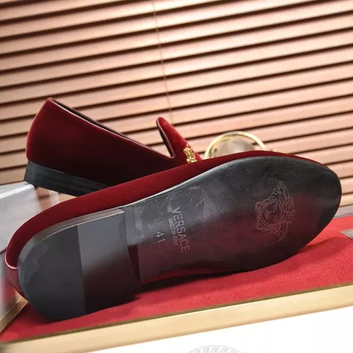 Replica Versace Leather Shoes For Men #1331027 $85.00 USD for Wholesale
