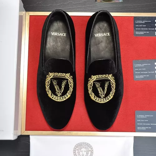 Replica Versace Leather Shoes For Men #1331028 $85.00 USD for Wholesale