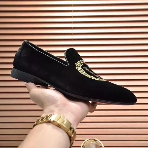 Replica Versace Leather Shoes For Men #1331028 $85.00 USD for Wholesale