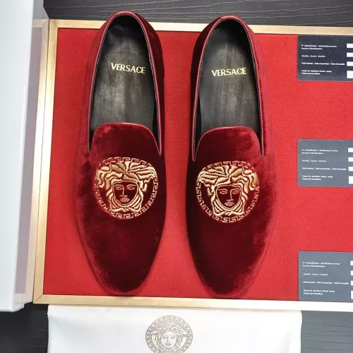 Replica Versace Leather Shoes For Men #1331029 $85.00 USD for Wholesale