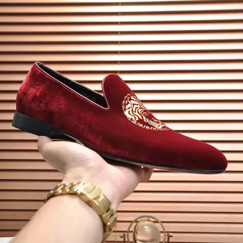 Replica Versace Leather Shoes For Men #1331029 $85.00 USD for Wholesale