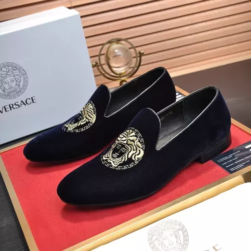 Cheap Versace Leather Shoes For Men #1331030, $$85.00 USD On Versace Leather Shoes