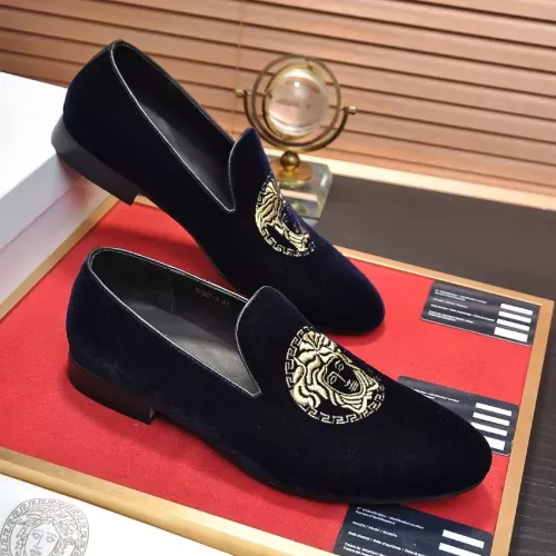 Replica Versace Leather Shoes For Men #1331030 $85.00 USD for Wholesale