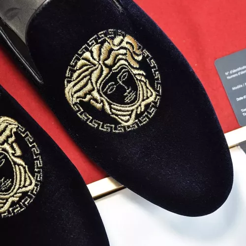Replica Versace Leather Shoes For Men #1331030 $85.00 USD for Wholesale