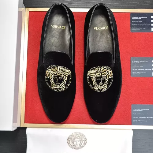 Replica Versace Leather Shoes For Men #1331031 $85.00 USD for Wholesale