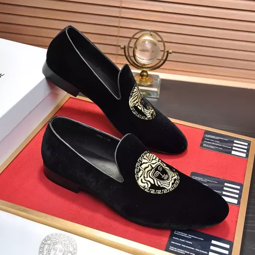 Replica Versace Leather Shoes For Men #1331031 $85.00 USD for Wholesale