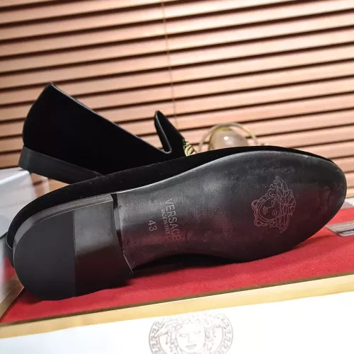 Replica Versace Leather Shoes For Men #1331031 $85.00 USD for Wholesale