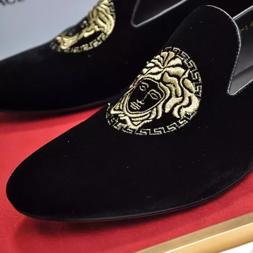 Replica Versace Leather Shoes For Men #1331031 $85.00 USD for Wholesale
