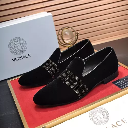 Cheap Versace Leather Shoes For Men #1331032, $$85.00 USD On Versace Leather Shoes