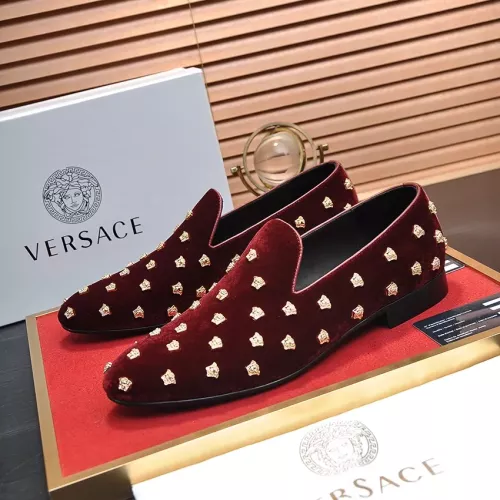 Cheap Versace Leather Shoes For Men #1331034, $$88.00 USD On Versace Leather Shoes