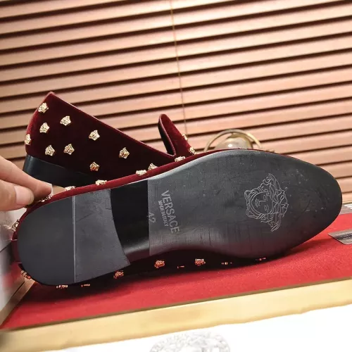 Replica Versace Leather Shoes For Men #1331034 $88.00 USD for Wholesale