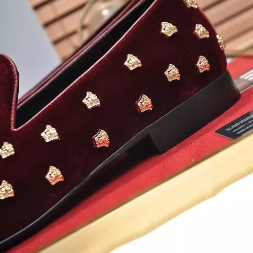Replica Versace Leather Shoes For Men #1331034 $88.00 USD for Wholesale